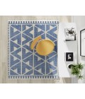 Mason Brooks Catalan RA33407 Blue Area Rug 8 ft. x 10 ft. Rectangle