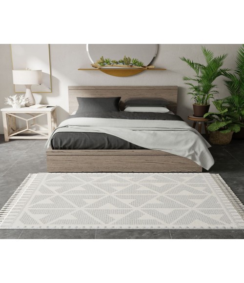 Mason Brooks Catalan RA33408 Gray Area Rug 2 ft. 6 in. x 4 ft. Rectangle