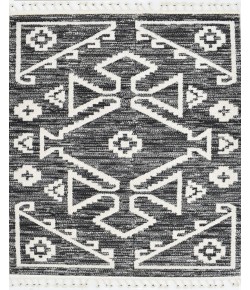 Mason Brooks Catalan IB30C Billow Black Geometric Transitional Black Area Rug, 8 ft. 3 in. X 10 ft. 0 in.