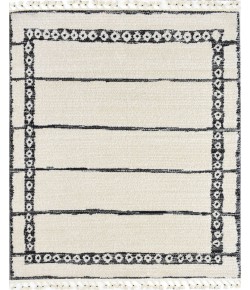 Mason Brooks Catalan IB40A Aurora Black Geometric Transitional White Area Rug, 8 ft. 3 in. X 10 ft. 0 in.