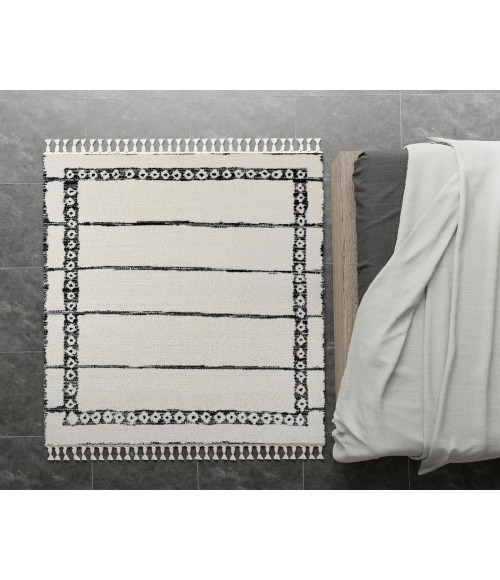 Mason Brooks Catalan RA33435 White Mason Brooks Catalan RA33435 White Area Rug 8 ft. x 10 ft. Rectangle