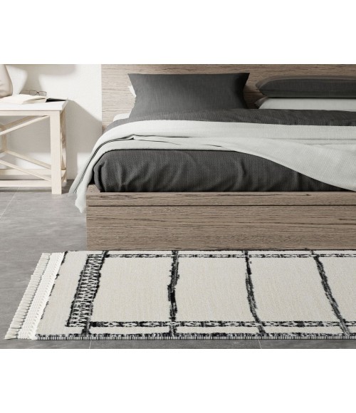 Mason Brooks Catalan RA33435 White Mason Brooks Catalan RA33435 White Area Rug 8 ft. x 10 ft. Rectangle