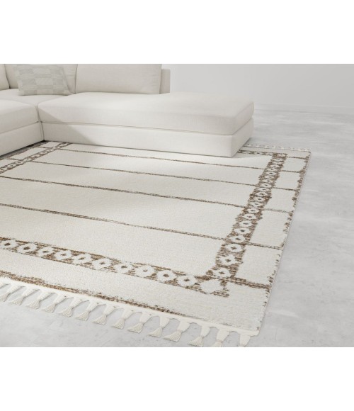 Mason Brooks Catalan RA33443 White Mason Brooks Catalan RA33443 White Area Rug 8 ft. x 10 ft. Rectangle