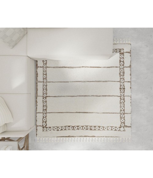 Mason Brooks Catalan RA33443 White Mason Brooks Catalan RA33443 White Area Rug 8 ft. x 10 ft. Rectangle