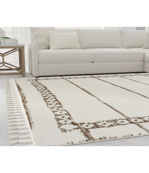 Mason Brooks Catalan RA33443 White Mason Brooks Catalan RA33443 White Area Rug 8 ft. x 10 ft. Rectangle
