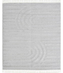 Mason Brooks Catalan IB60B Gray Iris Geometric Transitional Gray Area Rug, 8 ft. 3 in. X 10 ft. 0 in.