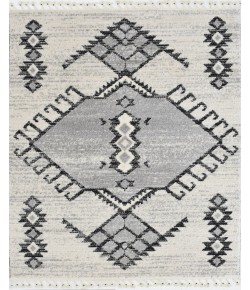 Mason Brooks Catalan IB80A Orion Black Geometric Transitional White Area Rug, 8 ft. 3 in. X 10 ft. 0 in.