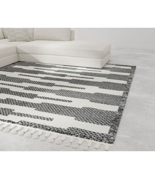 Mason Brooks Catalan RA33475 Black Mason Brooks Catalan RA33475 Black Area Rug 8 ft. x 10 ft. Rectangle