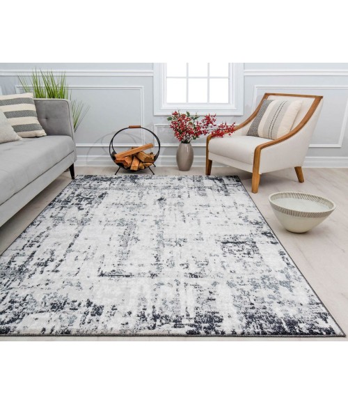 Rugs America Amabella RA30809 White Area Rug 2 ft. 6 in. x 4 ft. Rectangle