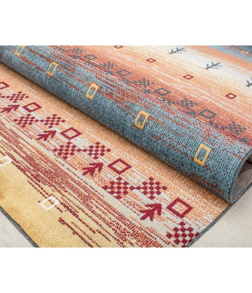 Rugs America Jaelyn RA31647 Yellow Rugs America Jaelyn RA31647 Yellow Area Rug 5 ft. 3 in. x 7 ft. Rectangle