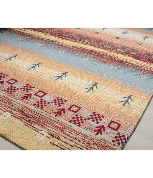 Rugs America Jaelyn RA31647 Yellow Rugs America Jaelyn RA31647 Yellow Area Rug 5 ft. 3 in. x 7 ft. Rectangle