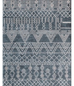 Rugs America Jaelyn JD35A Ocean Springs Geometric Bohemian Blue Area Rug, 2 ft. 6 in. X 4 ft.