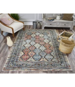 Rugs America Sela RA27715 Blue Area Rug 5 ft. x 7 ft. Rectangle