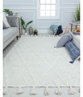 Rugs America Jaspen RA32677 White Rugs America Jaspen RA32677 White Area Rug 5 ft. x 7 ft. Rectangle
