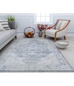 Rugs America Romeo RA30831 Gray Area Rug 5 ft. 3 in. x 7 ft. Rectangle