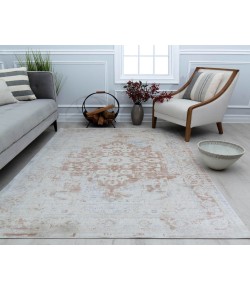 Rugs America Romeo JL10B Durango Dust Abstract Vintage White Area Rug, 8 ft. 0 in. X 10 ft. 0 in.
