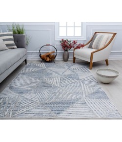 Rugs America Romeo RA30863 Gray Area Rug 5 ft. 3 in. x 7 ft. Rectangle