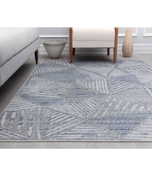 Rugs America Romeo RA30861 Gray Rugs America Romeo RA30861 Gray Area Rug 2 ft. 6 in. x 4 ft. Rectangle