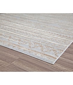 Rugs America Leopold L X 10A Misty Blue Oriental Transitional Cream Area Rug, 2 ft. X 4 ft.
