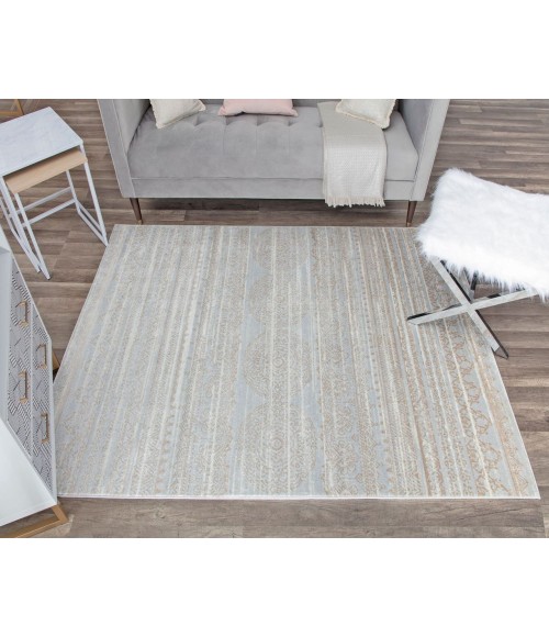 Rugs America Leopold RA30528 Cream Area Rug 2 ft. x 4 ft. Rectangle