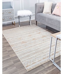 Rugs America Leopold L X 10B Misty Cream Oriental Transitional Cream Area Rug, 8 ft. X 10 ft.