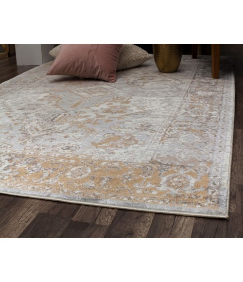 Rugs America Leopold RA30551 Cream Area Rug 9 ft. x 12 ft. Rectangle