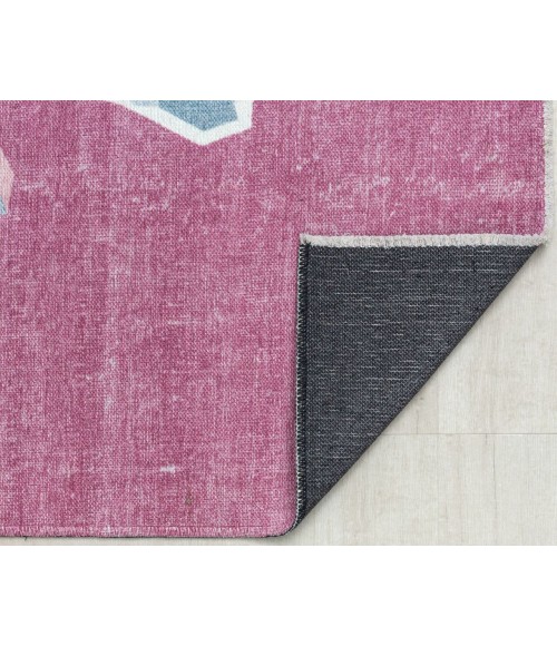 Elizabeth Sutton Maze RA32503 Pink Elizabeth Sutton Maze RA32503 Pink Area Rug 5 ft. 3 in. x 7 ft. Rectangle