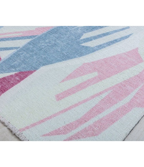 Elizabeth Sutton Maze RA32503 Pink Elizabeth Sutton Maze RA32503 Pink Area Rug 5 ft. 3 in. x 7 ft. Rectangle