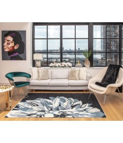 Elizabeth Sutton Maze MI35D Twilight Dahlia Floral Modern Black Area Rug, 2 ft. 7 in. X 4 ft. Elizabeth Sutton Maze MI35D Twilight Dahlia Floral Modern Black Area Rug, 2 ft. 7 in. X 4 ft.