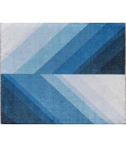 Elizabeth Sutton Maze MI40A True Blue Stripe Modern Blue Area Rug, 2 ft. 7 in. X 4 ft.
