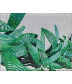Elizabeth Sutton Maze MI50A White Palm Floral Modern White Area Rug, 7 ft. 10 in. X 10 ft. 0 in. Elizabeth Sutton Maze MI50A White Palm Floral Modern White Area Rug, 7 ft. 10 in. X 10 ft. 0 in.