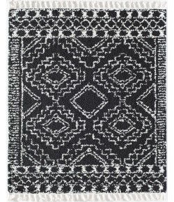 CosmoLiving By Cosmopolitan Moon RA28197 Black Area Rug 5 ft. x 7 ft. Rectangle