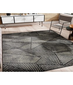 Rugs America Matthieu  RA41579 Gray Area Rug 8 ft. x 10 ft. Rectangle