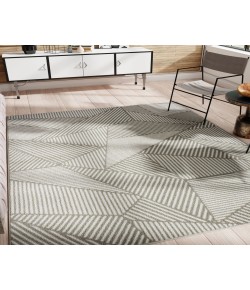 Rugs America Matthieu  RA41583 Gray Area Rug 8 ft. x 10 ft. Rectangle