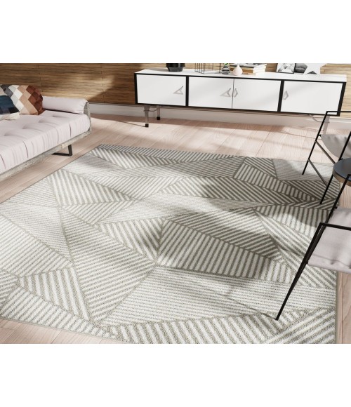 Rugs America Matthieu RA41583 Gray Rugs America Matthieu RA41583 Gray Area Rug 8 ft. x 10 ft. Rectangle