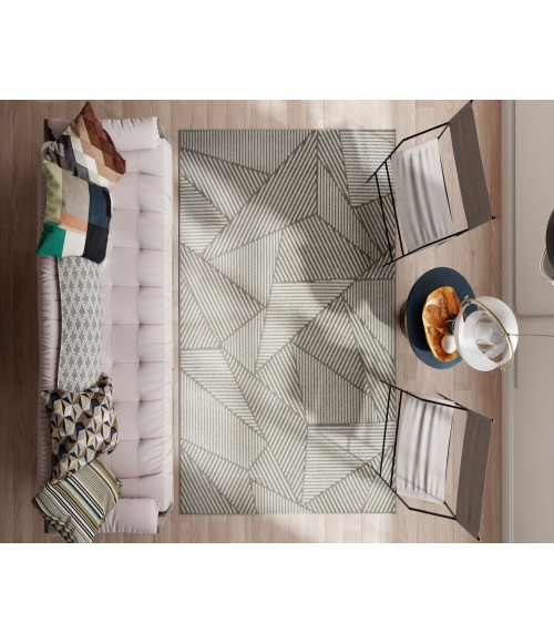 Rugs America Matthieu RA41583 Gray Rugs America Matthieu RA41583 Gray Area Rug 8 ft. x 10 ft. Rectangle