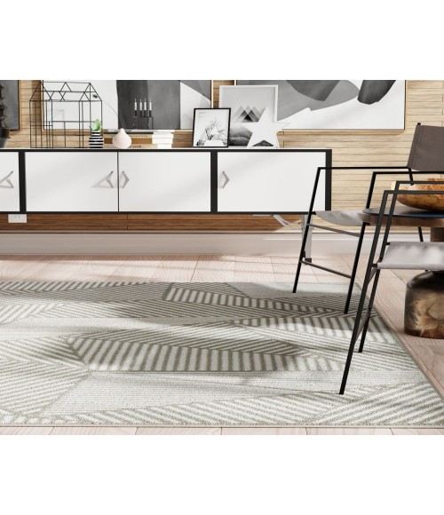 Rugs America Matthieu RA41583 Gray Rugs America Matthieu RA41583 Gray Area Rug 8 ft. x 10 ft. Rectangle