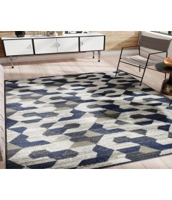 Rugs America Matthieu  RA41587 Gray Area Rug 8 ft. x 10 ft. Rectangle