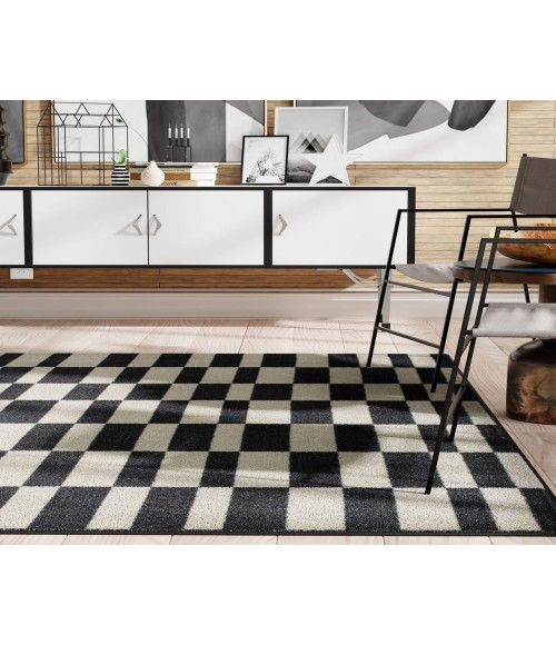 Rugs America Matthieu RA41603 Gray Rugs America Matthieu RA41603 Gray Area Rug 8 ft. x 10 ft. Rectangle