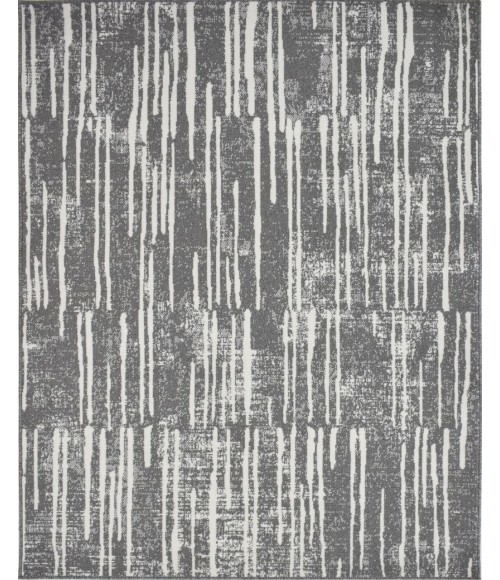 Rugs America Matthieu  RA41619 Gray Rugs America Matthieu  RA41619 Gray Area Rug 8 ft. x 10 ft. Rectangle