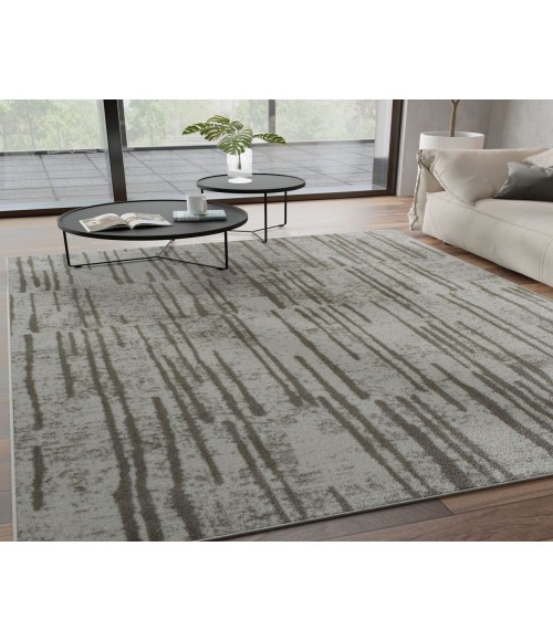 Rugs America Matthieu RA41620 Gray Rugs America Matthieu RA41620 Gray Area Rug 2 ft. 6 in. x 4 ft. Rectangle