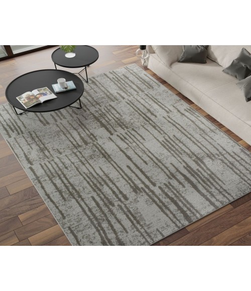 Rugs America Matthieu RA41620 Gray Rugs America Matthieu RA41620 Gray Area Rug 2 ft. 6 in. x 4 ft. Rectangle