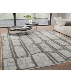 Rugs America Matthieu  RA41635 Gray Area Rug 8 ft. x 10 ft. Rectangle