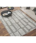 Rugs America Matthieu  RA41634 Gray Area Rug 5 ft. x 7 ft. Rectangle