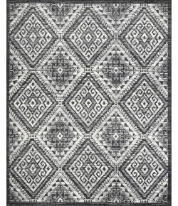 Rugs America Matthieu  RA41639 Gray Area Rug 8 ft. x 10 ft. Rectangle