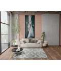 Rugs America Matthieu  RA41637 Gray Rugs America Matthieu  RA41637 Gray Area Rug 2 ft. 6 in. x 8 ft. Runner