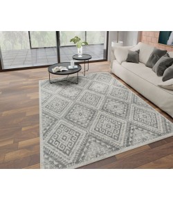 Rugs America Matthieu  RA41643 Gray Area Rug 8 ft. x 10 ft. Rectangle