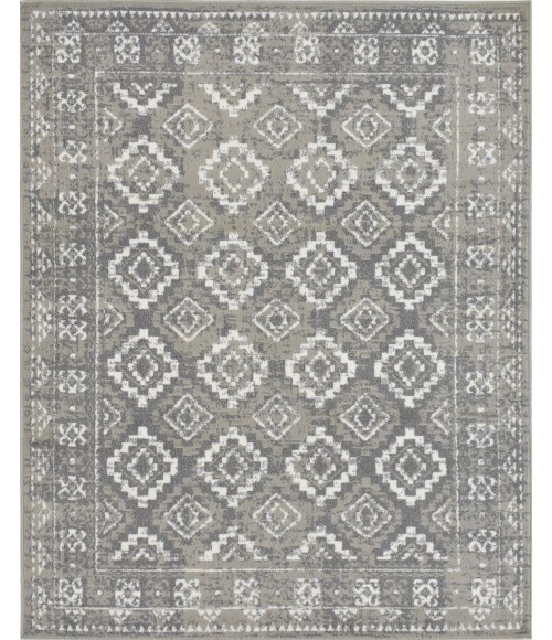 Rugs America Matthieu RA41660 Gray Rugs America Matthieu RA41660 Gray Area Rug 2 ft. 6 in. x 4 ft. Rectangle