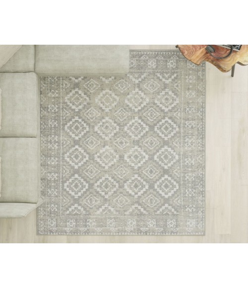 Rugs America Matthieu RA41660 Gray Rugs America Matthieu RA41660 Gray Area Rug 2 ft. 6 in. x 4 ft. Rectangle