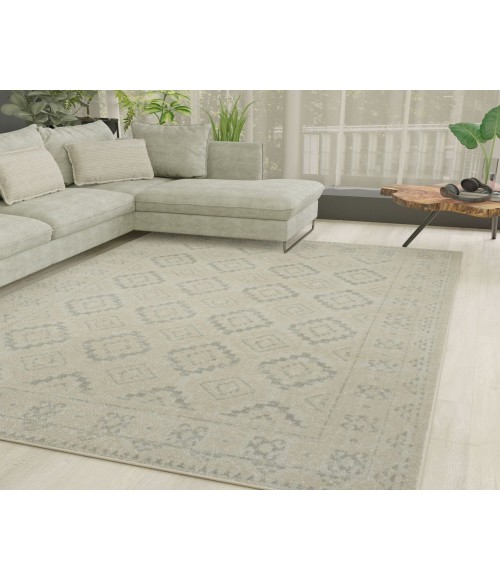 Rugs America Matthieu RA41667 Tan Rugs America Matthieu RA41667 Tan Area Rug 8 ft. x 10 ft. Rectangle